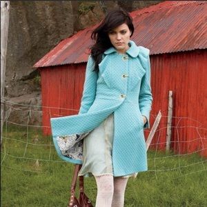 Anthropologie Leifsdottir Floe & Current Coat Sz 4